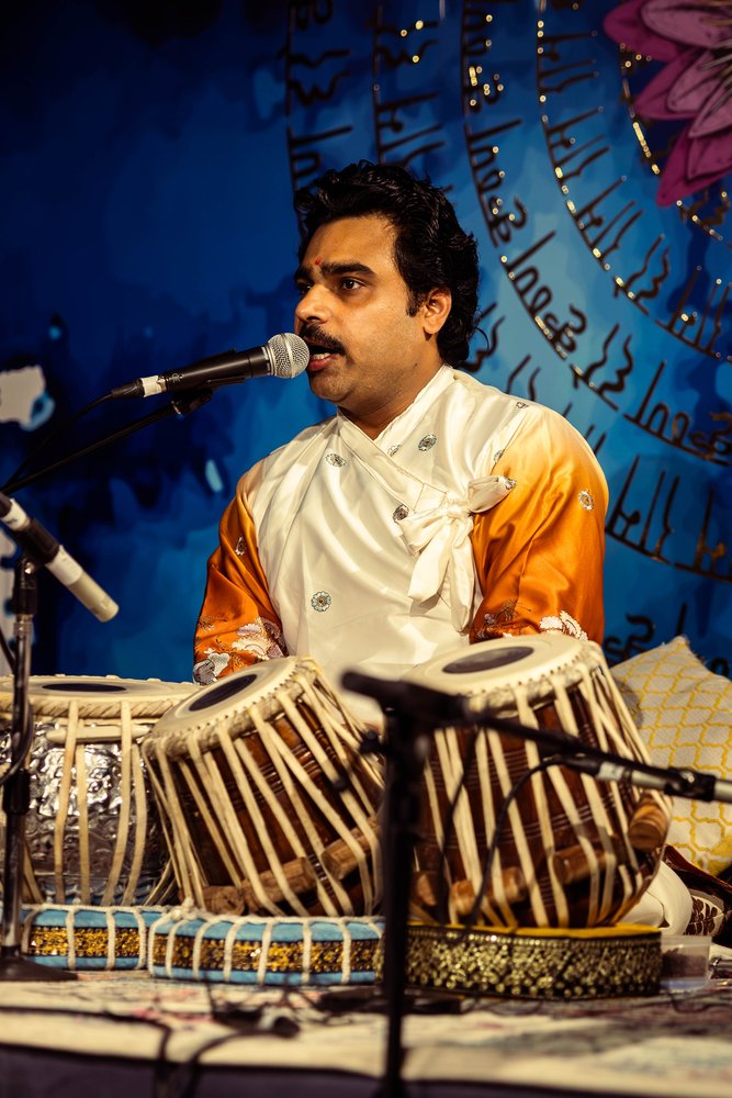 Manmohan Dogra performing live on tabla