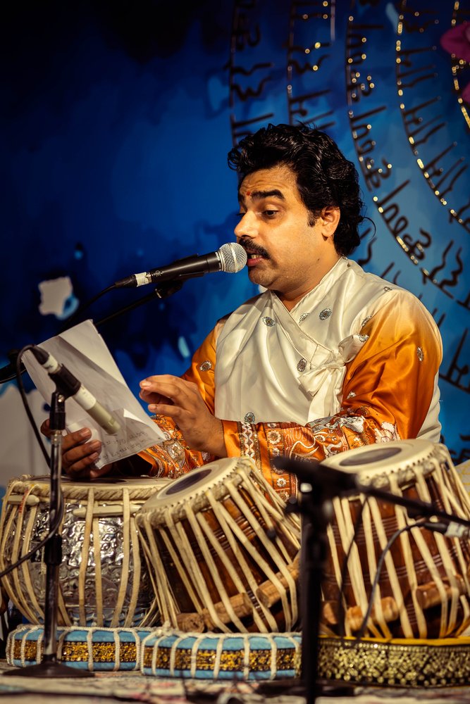 Manmohan Dogra performing live on tabla
