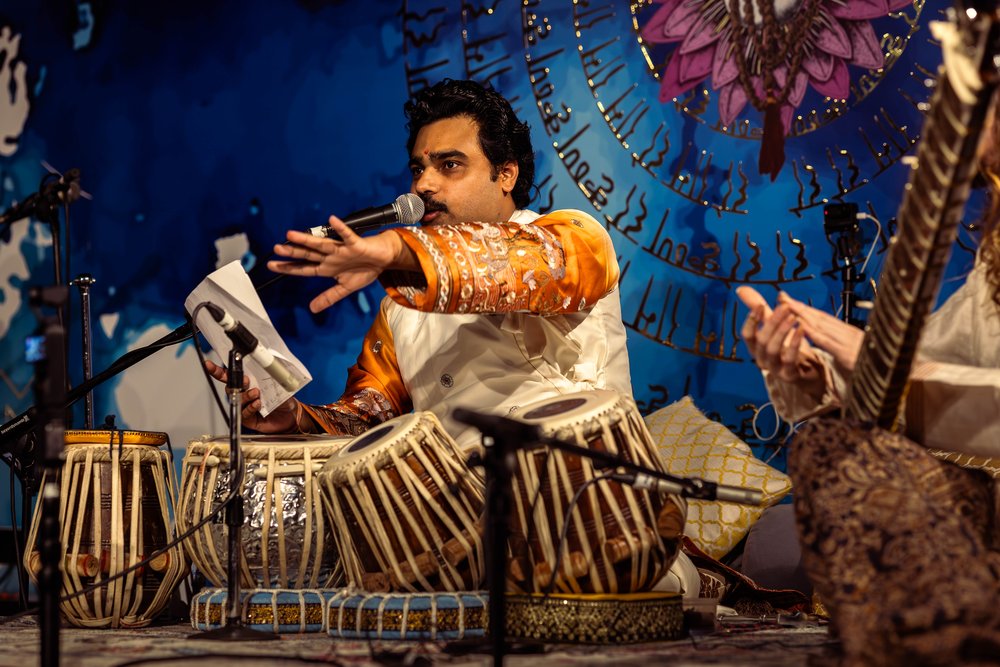 Manmohan Dogra performing live on tabla