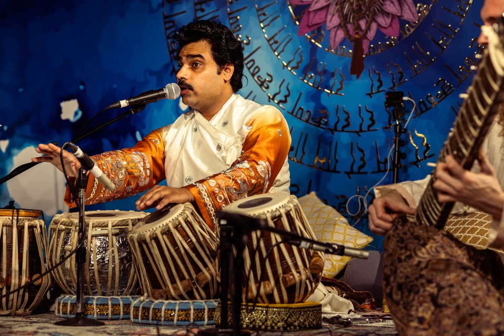 Manmohan Dogra performing live on tabla