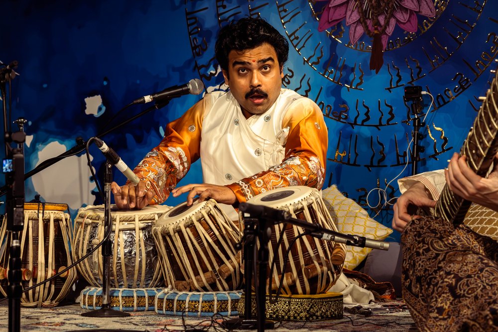 Manmohan Dogra performing live on tabla