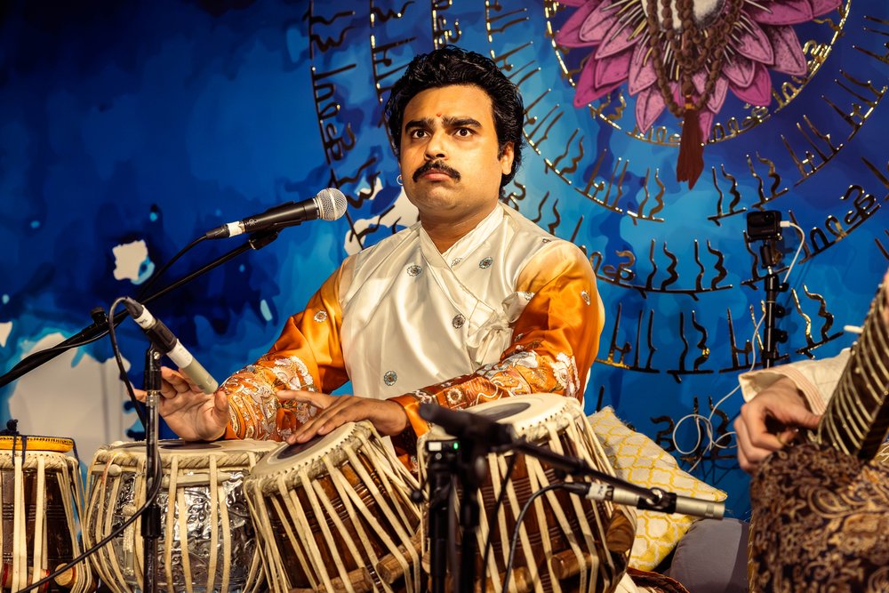 Manmohan Dogra performing live on tabla
