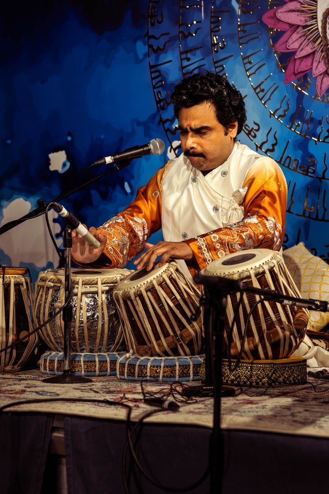 Manmohan Dogra performing live on tabla
