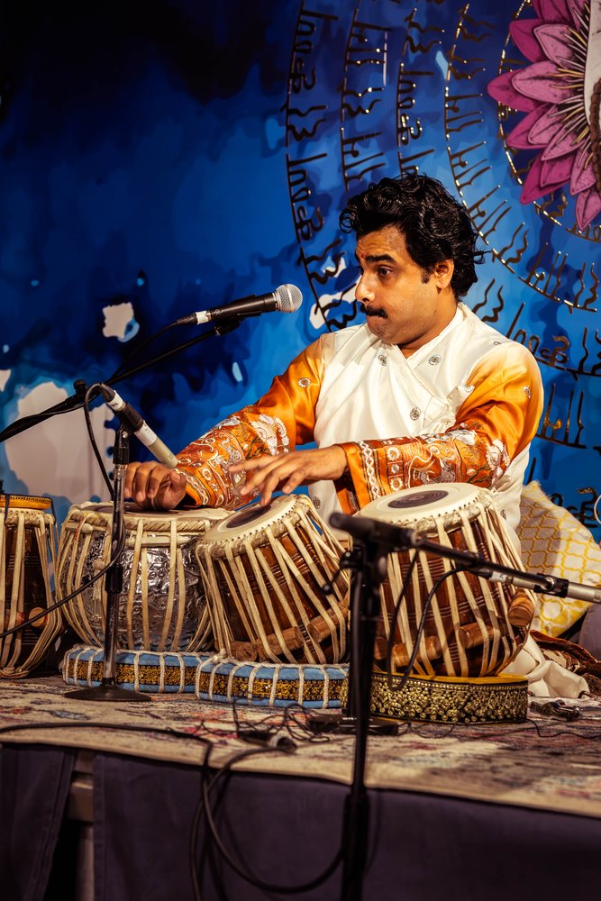 Manmohan Dogra performing live on tabla