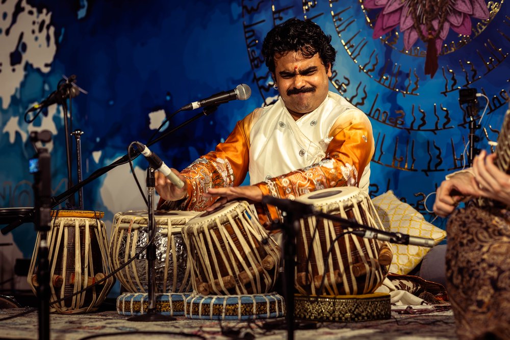 Manmohan Dogra performing live on tabla