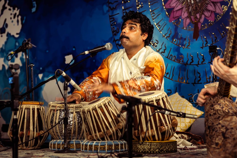Manmohan Dogra performing live on tabla