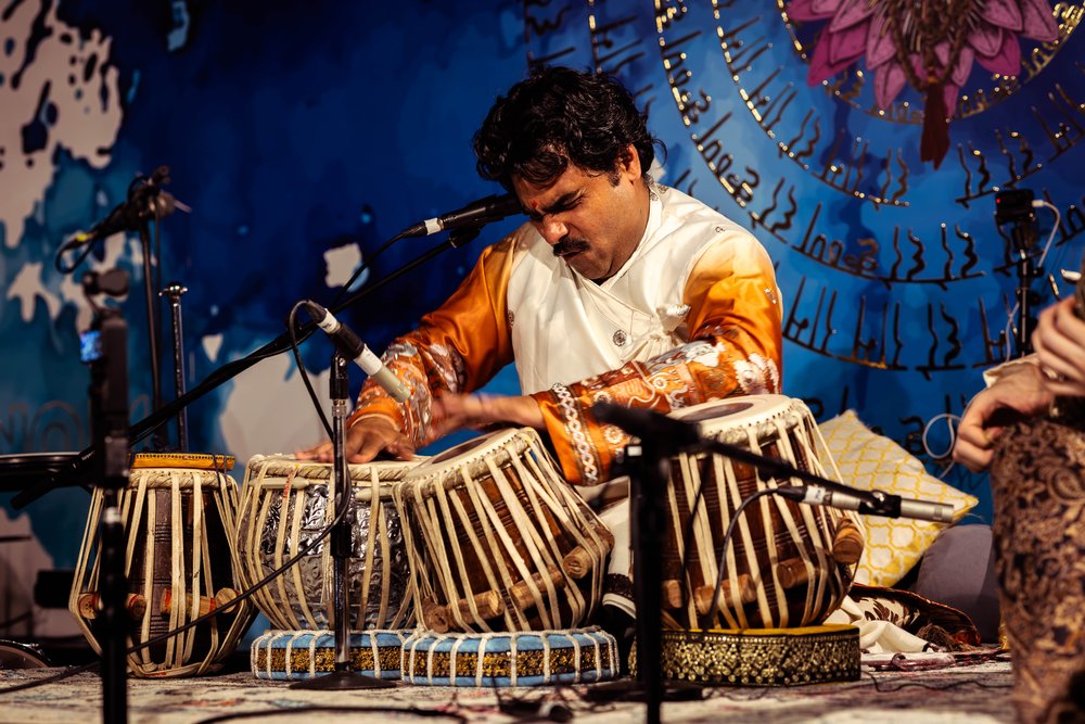 Manmohan Dogra performing live on tabla