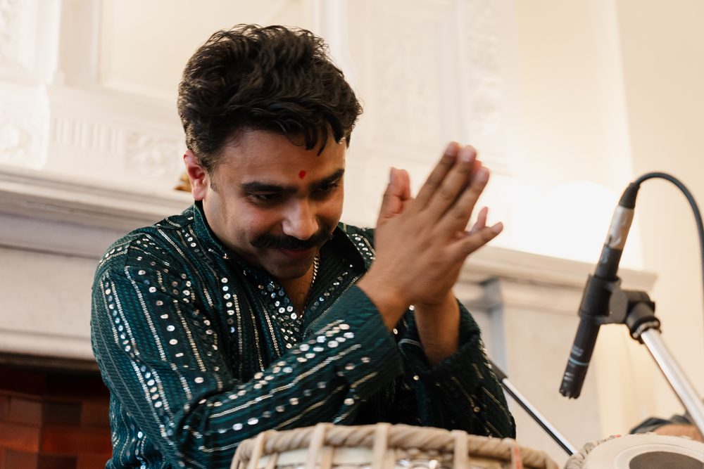 Manmohan Dogra performing live on tabla